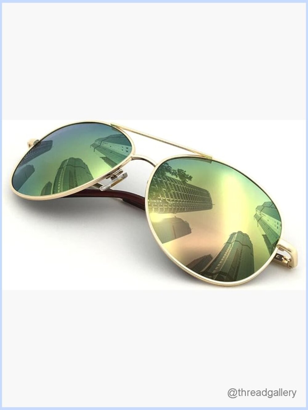 Polarized Aviator Sunglasses UV Protection Spring Hinge Men Women Unisex